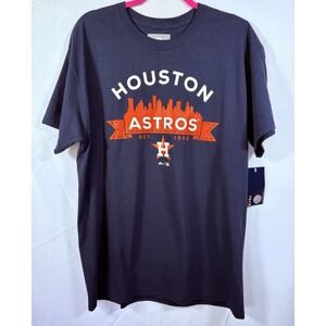 Majestic T Shirt Size L Houston Astros Short Sleeve new
